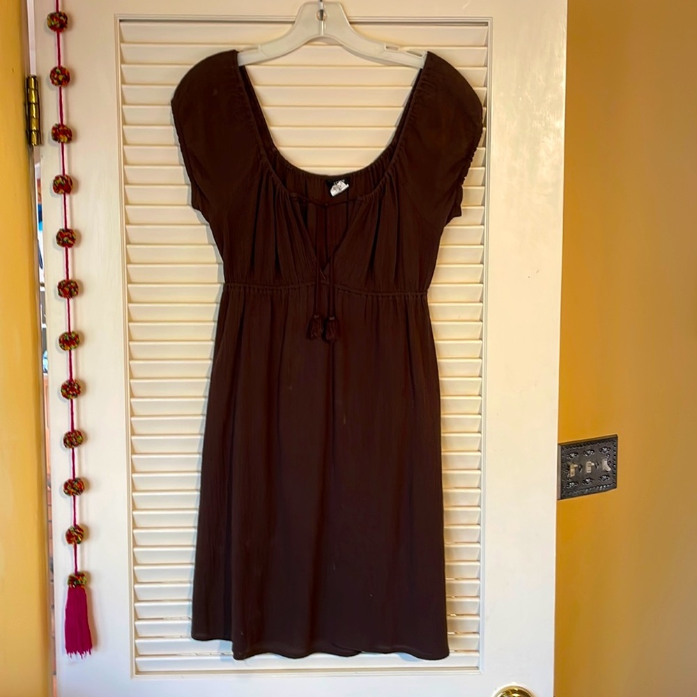 J Crew brown lightweight sundress or cover up.